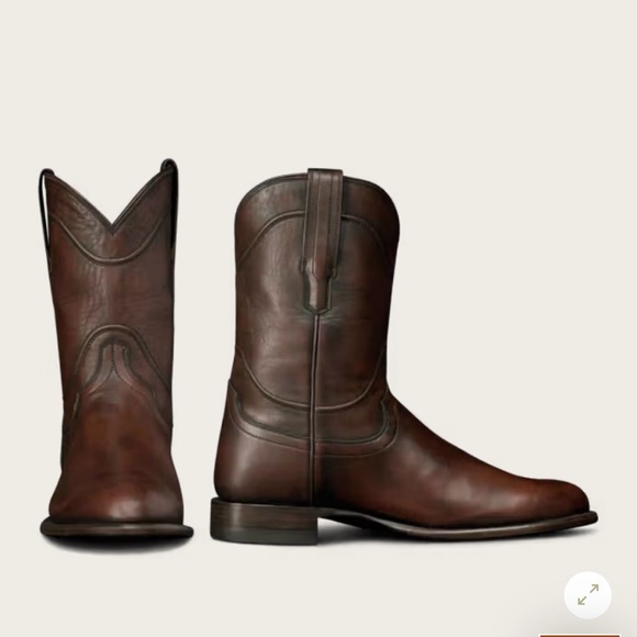 Tecovas Men's Brown Leather Roper Boots